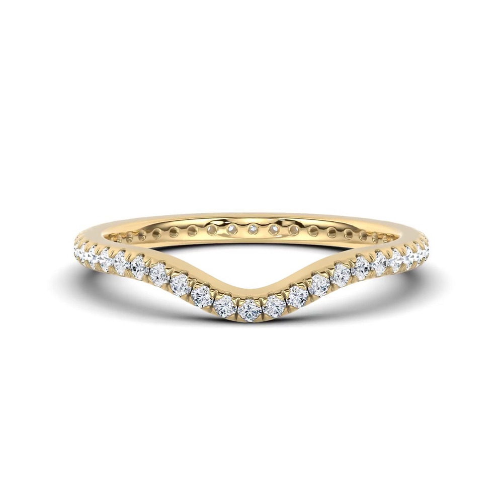 360 degree view of Boda Curved Lab Diamond Eternity Band (1.5mm)