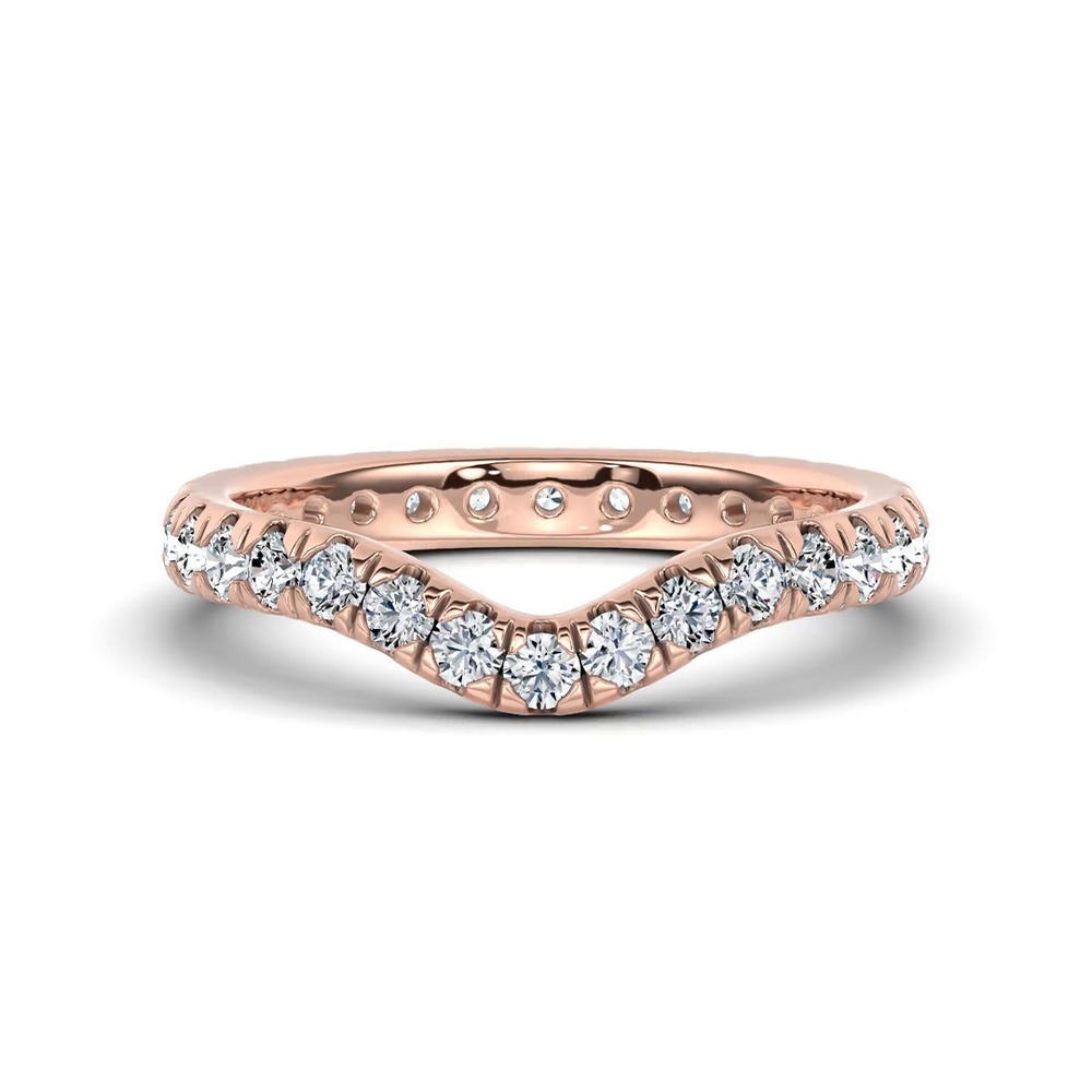 360 degree view of Boda Curved Diamond Eternity Band (2.5mm)
