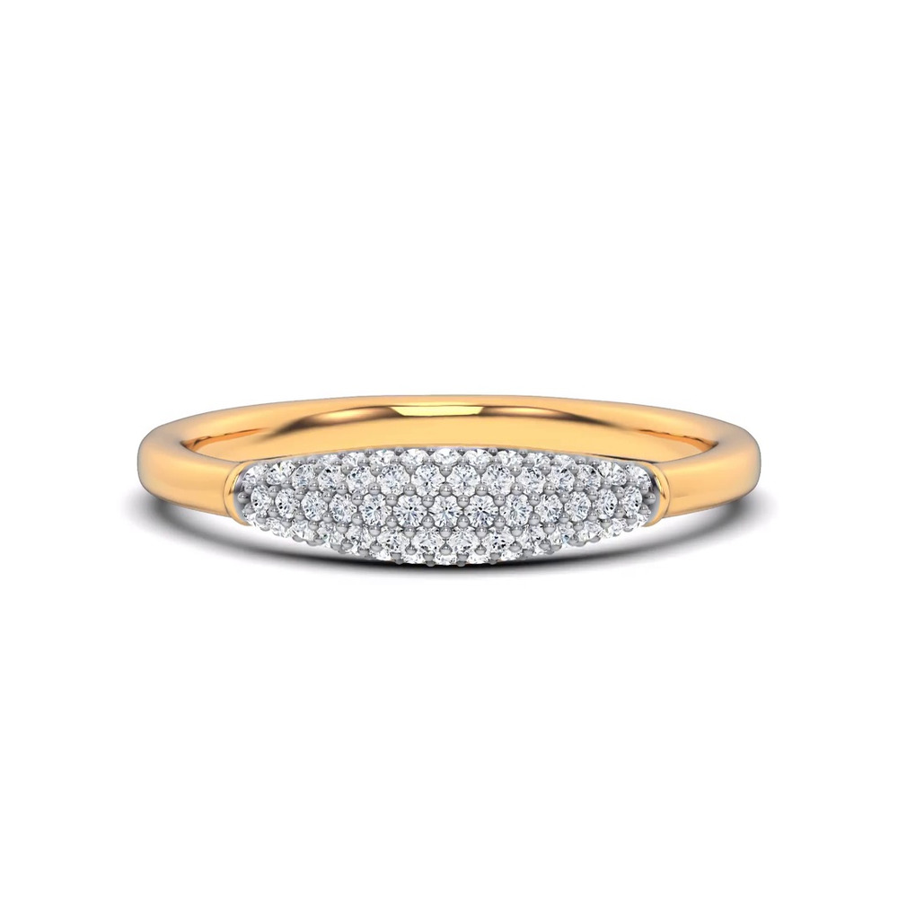 360 degree view of Mirage Pavé Dome Ring