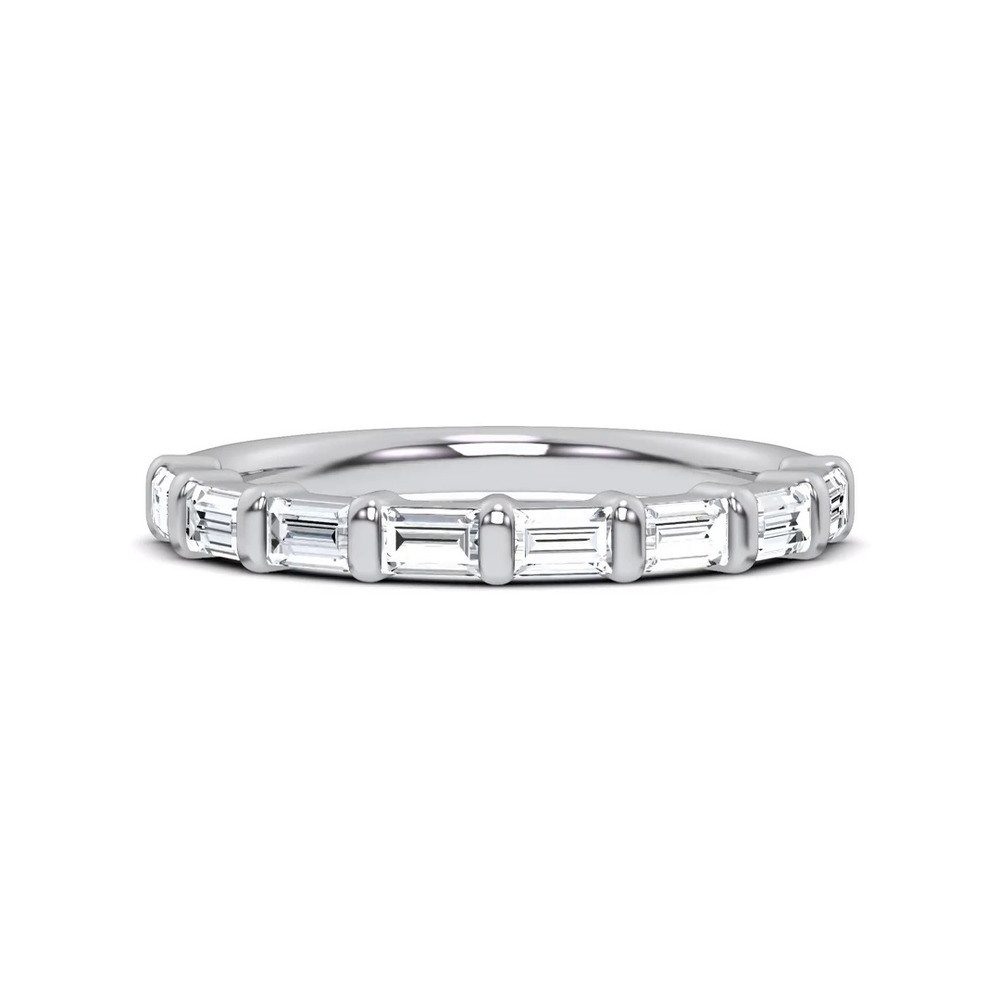 360 degree view of Baguette Lab Diamond Half Band (.50 ct. tw.)