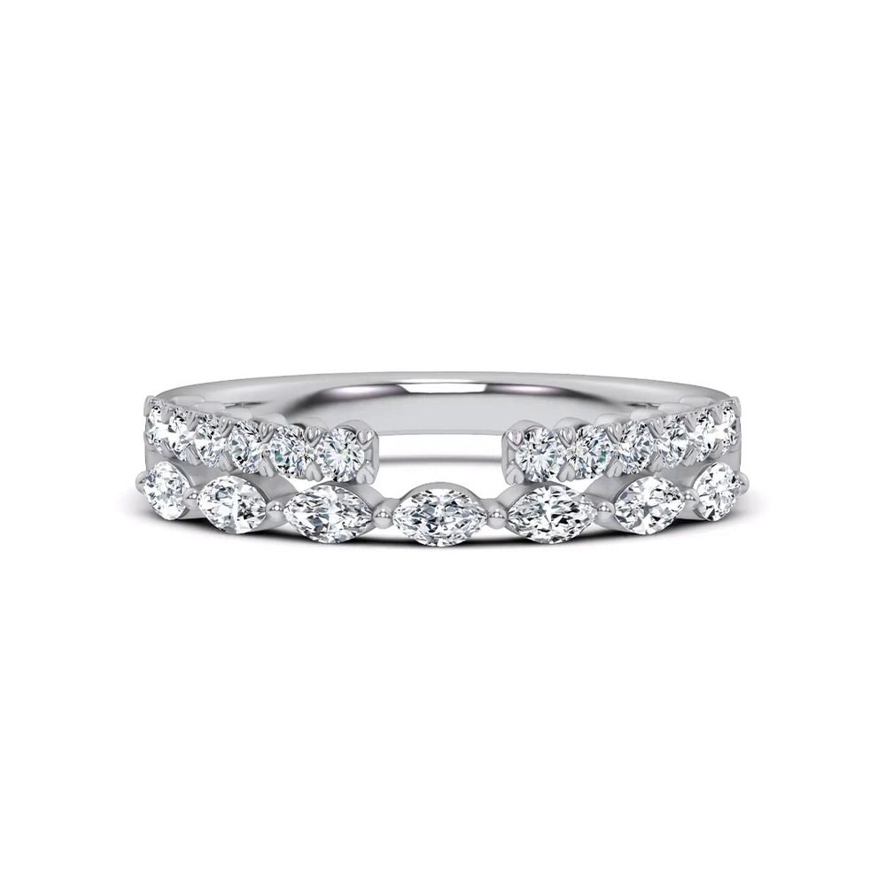 360 degree view of Ouvre Marquise & Round Open Band