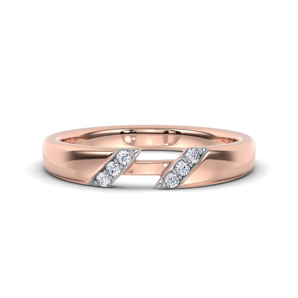 360 degree view of Versant Open Pavé Diamond Band