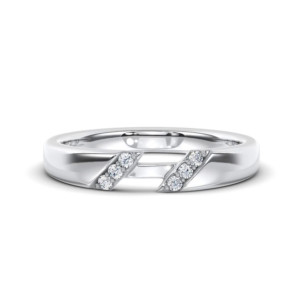 360 degree view of Versant Open Pavé Diamond Band