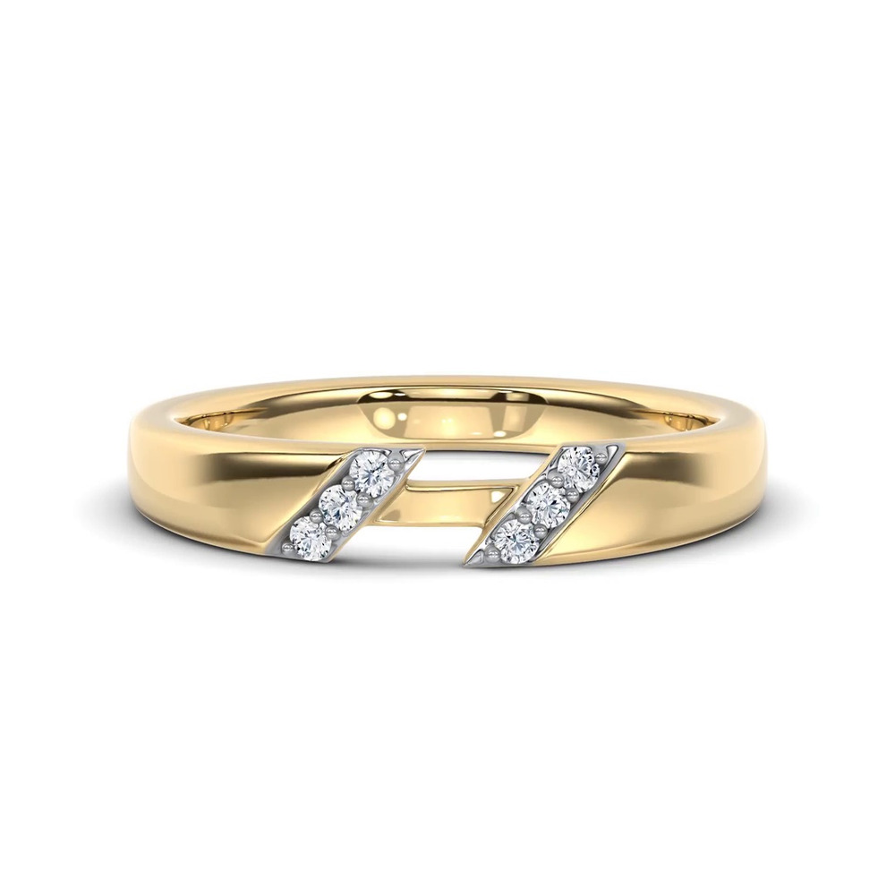 360 degree view of Versant Open Pavé Lab Diamond Band