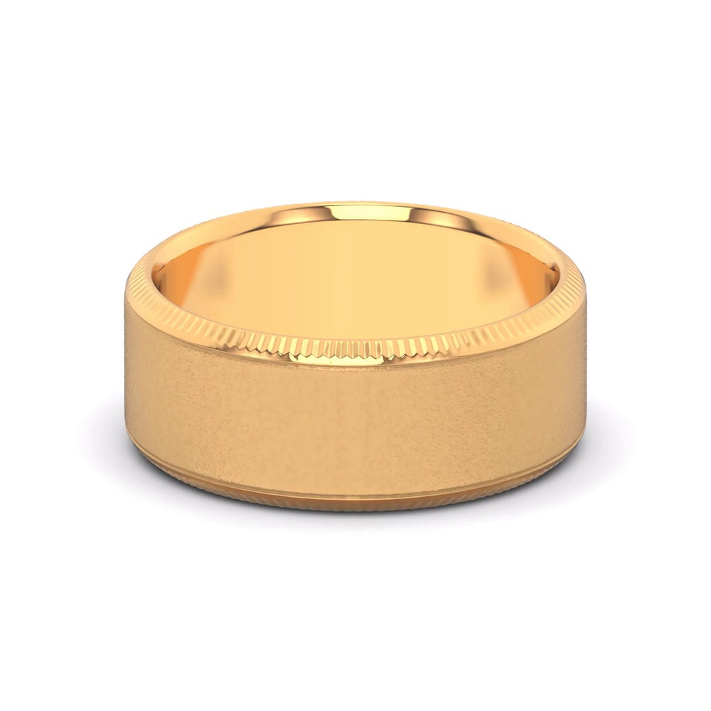 360 degree view of Mixed Textured Coin Edge Band (9mm)
