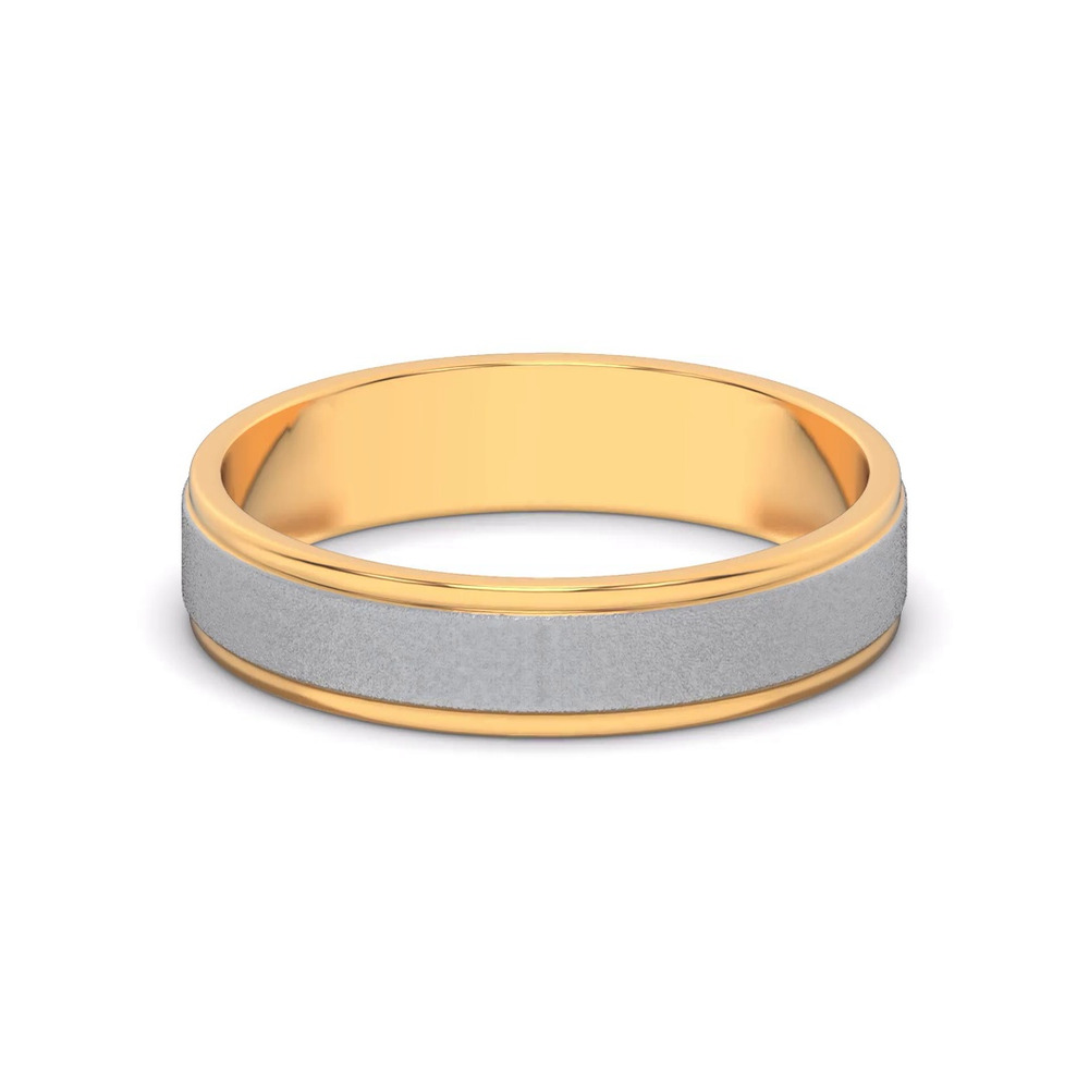 360 degree view of Brushed Center High-Polish Edge Band (5mm)