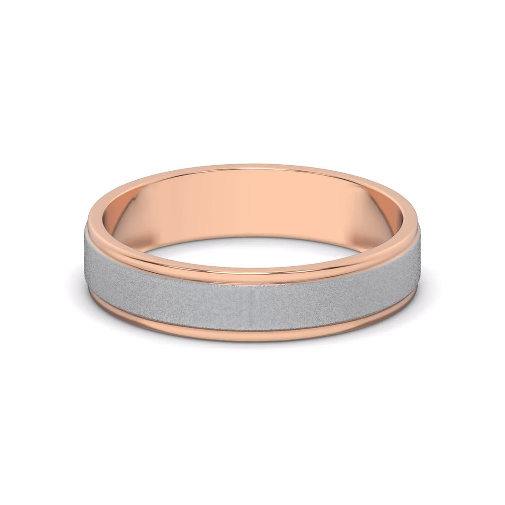 360 degree view of Brushed Center High-Polish Edge Band (5mm)