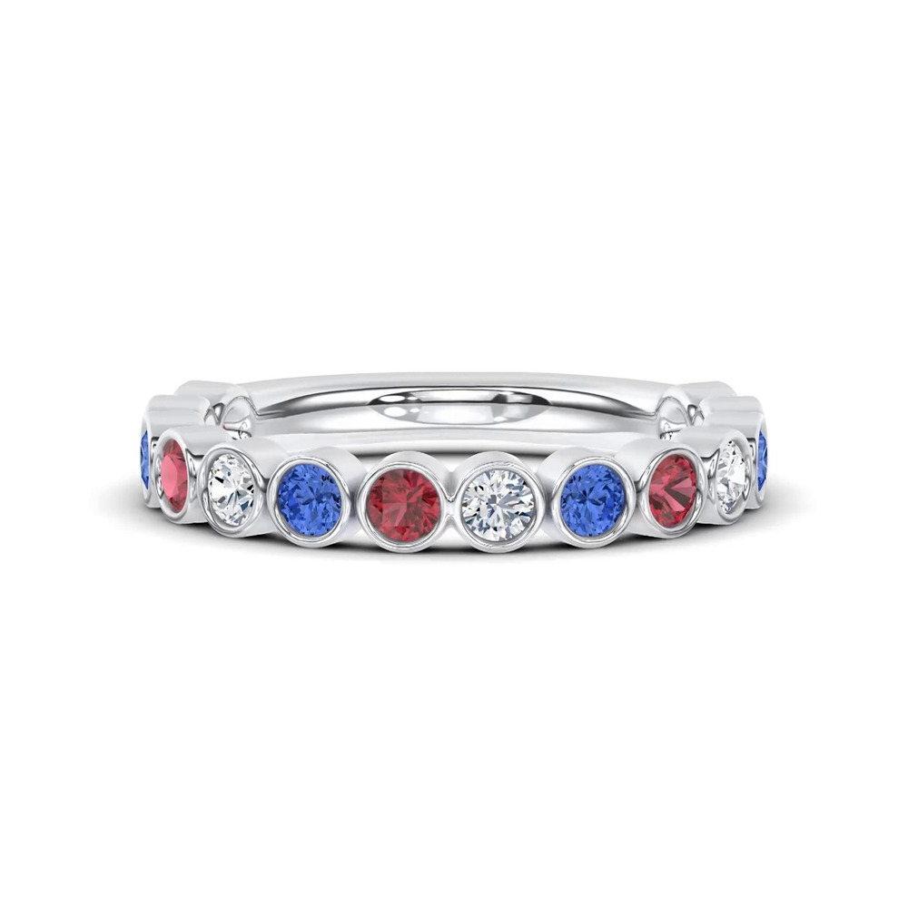 360 degree view of Americana Bezel Lab Diamond Ring